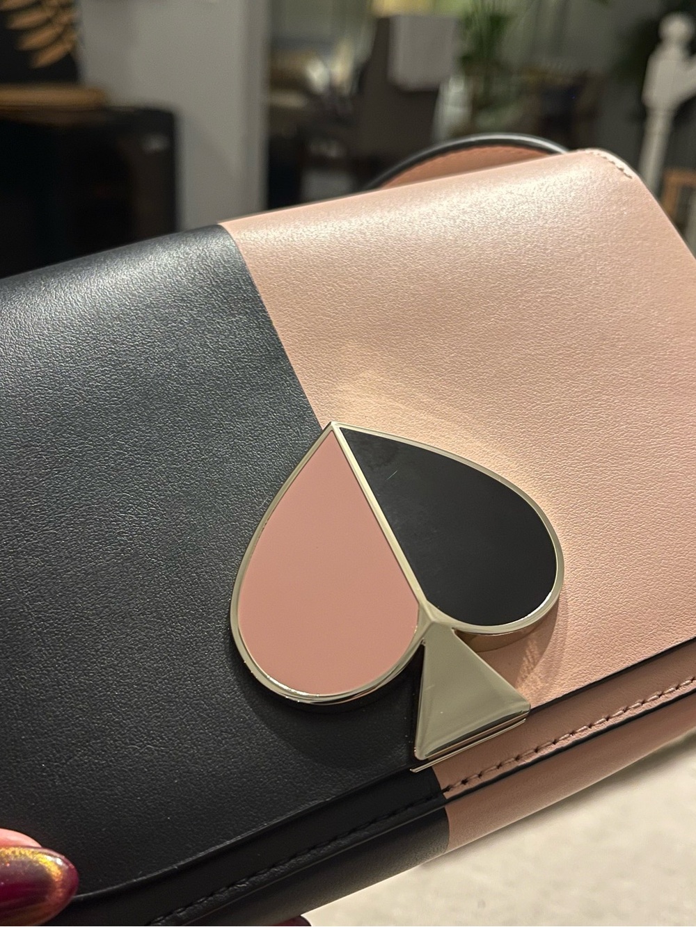 kate spade Pink and Black Nicola bicolor shoulder bag - Picture 6 of 8